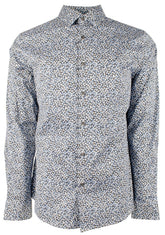 Michael Kors Men's Stretch Slim Fit Long Sleeve Shirt