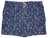 Polo Ralph Lauren Men's Big&Tall Floral Print Drawstring Swim Shorts-3XB
