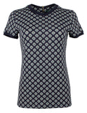 Lauren Ralph Lauren Women's Tile Print Shirt M S