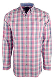 Tommy Bahama Men's Plaid Ali Stretch Long Sleeve Shirt-FR-S