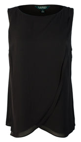 Lauren Ralph Lauren Women's Sleeveless Georgette Top