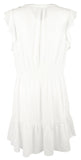 Michael Kors Women's Tiered Flounce Dress White