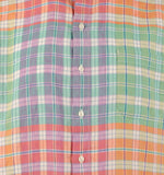 Tommy Bahama Men's Barbados Breeze Vibrant Long Sleeve Shirt Medium Peach Melt
