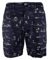 Polo Ralph Lauren Men's Classic Fit Golf Flat Front Shorts Navy Blue