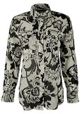 Lauren Ralph Lauren Women's Petite Paisley Print Button Down Shirt