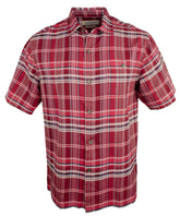Tommy Bahama Men's Manoa Madras Silk Short Sleeve Shirt-JR-S