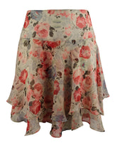 Lauren Ralph Lauren Women's Plus Size Floral Print Tiered Skirt