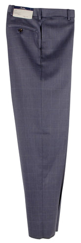 Ralph Ralph Lauren Men's Wool Stretch Plaid Flat Front Dress Pants-LB-31W