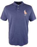 Men's Fancy Polo Print Classic Fit Polo Shirt Navy X-Large