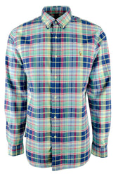 Polo Ralph Lauren Men's Plaid Oxford Long Sleeve Shirt-N-XL