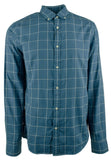 Michael Kors Men's Slim Fit Window Pane Long Sleeve Shirt