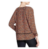Michael Kors Women's Peasant Blouse Top P XS
