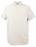 Michael Kors Men's Organic Cotton Striped Short Sleeved Polo Shirt