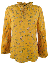 Lauren Ralph Lauren Women's Petite Bell Sleeve Georgette Top