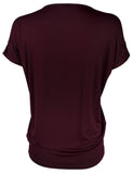 Lauren Ralph Lauren Women's Petite Cutout Button Shoulder Jersey Top