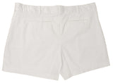 Michael Kors Women's Plus Size Stretch Chino Shorts White 24W