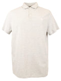 Michael Kors Men's Organic Cotton Striped Short Sleeved Polo Shirt