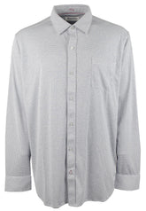 Men's Big & Tall San Lucio Stretch Houndstooth Long Sleeve Shirt...
