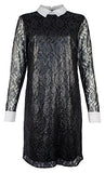 Michael Kors Women's Floral Metallic Lace Shift Shirt Dress