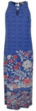 Tommy Bahama Women's Carmela Geo Garden Jersey Maxi Dress INvy X-Small