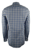 Michael Kors Men's Long Sleeve Plaid Cotton Slim Fit Shirt SB L