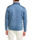 Tommy Bahama - Jersey de media cremallera New Roger Point IslandZone para hombre, talla pequeña, Oslo