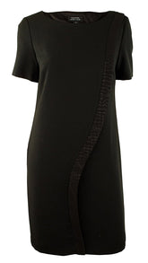 Tahari by ASL Women's Kevin Embossed Stripe Shift Dress
