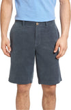Tommy Bahama - Pantalones cortos chinos de mezcla de seda con diseño de espiga Havana para hombre, azul tinta, talla 42
