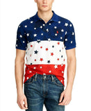 Polo Ralph Lauren Men's Classic Fit Americana Star Mesh Polo Shirt