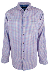 Customer Return Tommy Bahama Men's Big and Tall Dual Lux Gingham Long Sleeve Shirt 2XB