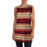 Lauren Ralph Lauren Women's Sleeveless Striped Knit Top RM M