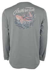 Southern Tide Men's Reelin Redfish Long Sleeve T Shirts