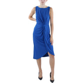 Lauren Ralph Lauren Women's Twist Front Sleeveless Stretch Jersey Dress