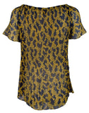 Michael Kors Women's Floral Pleated Off The Shoulder Top