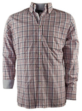 Hart Schaffner Marx Men's Checked Print Long Sleeve Oxford Shirt Large