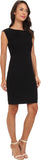 Tahari by ASL Women's Ruched Cap Sleeves Sheath Dress B 6