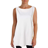 Lauren Ralph Lauren Women's Lace Up Ponte Sleeveless Tank Top Shirt