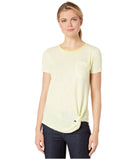 Lauren Ralph Lauren Striped Twist Knot Linen Blend Tee