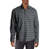 Michael Kors Men's Slim Fit Plaid Long Sleeve Shirt