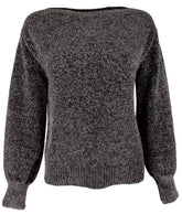 Tommy Bahama Women's Luna Chenille Boatneck long Sleeve Sweater NGry XL