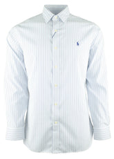 Men's Classic Fit Easy Care Oxford Dress Shirt BNvy 16 34-35 Blue-Navy