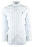 Men's Classic Fit Easy Care Oxford Dress Shirt BNvy 16 34-35 Blue-Navy
