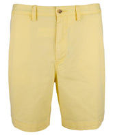 Men's Classic Fit Stretch 9" Flat Front Chino Shorts Yellow 38