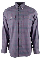 Southern Tide Men's Stretch Plaid Button Down Work Shirt Large Nightshade