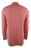 Michael Kors Men's Check Long Sleeve Stretch Slim Fit Shirt