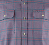 Southern Tide Men's Stretch Plaid Button Down Work Shirt Large Nightshade