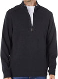 Tommy Bahama Flipshore Half-Zip Reversible Sweatshirt (Ebony, 2XLT)