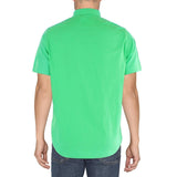 POLO RALPH LAUREN Men's Classic Fit Washed Poplin Shirt NGrn L Neon Green