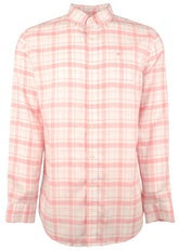 Camisa deportiva de manga larga a cuadros Headland Moultrie para hombre de Southern Tide, color rosa flamenco grande