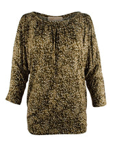 Michael Kors Women's Cold Shoulder Printed Top